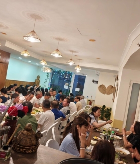 A reception for 40 guests