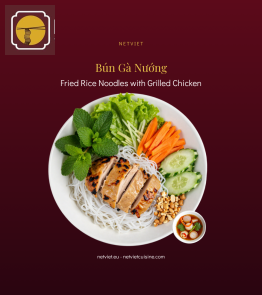 Grilled chicken rice vermicelli noodles
