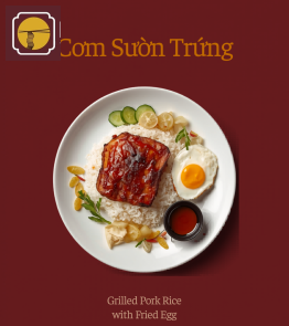 Grilled Pork Rice with Fried Egg