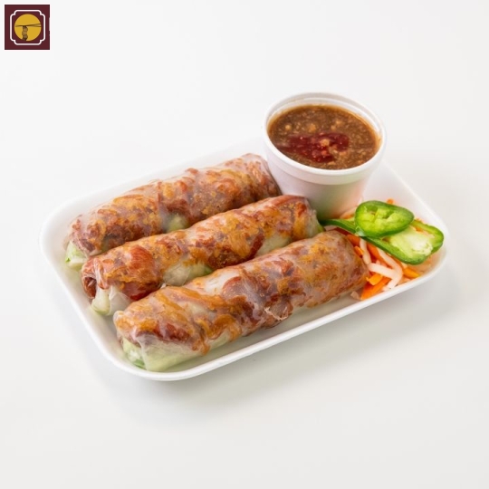 Grilled meat Summer Rolls